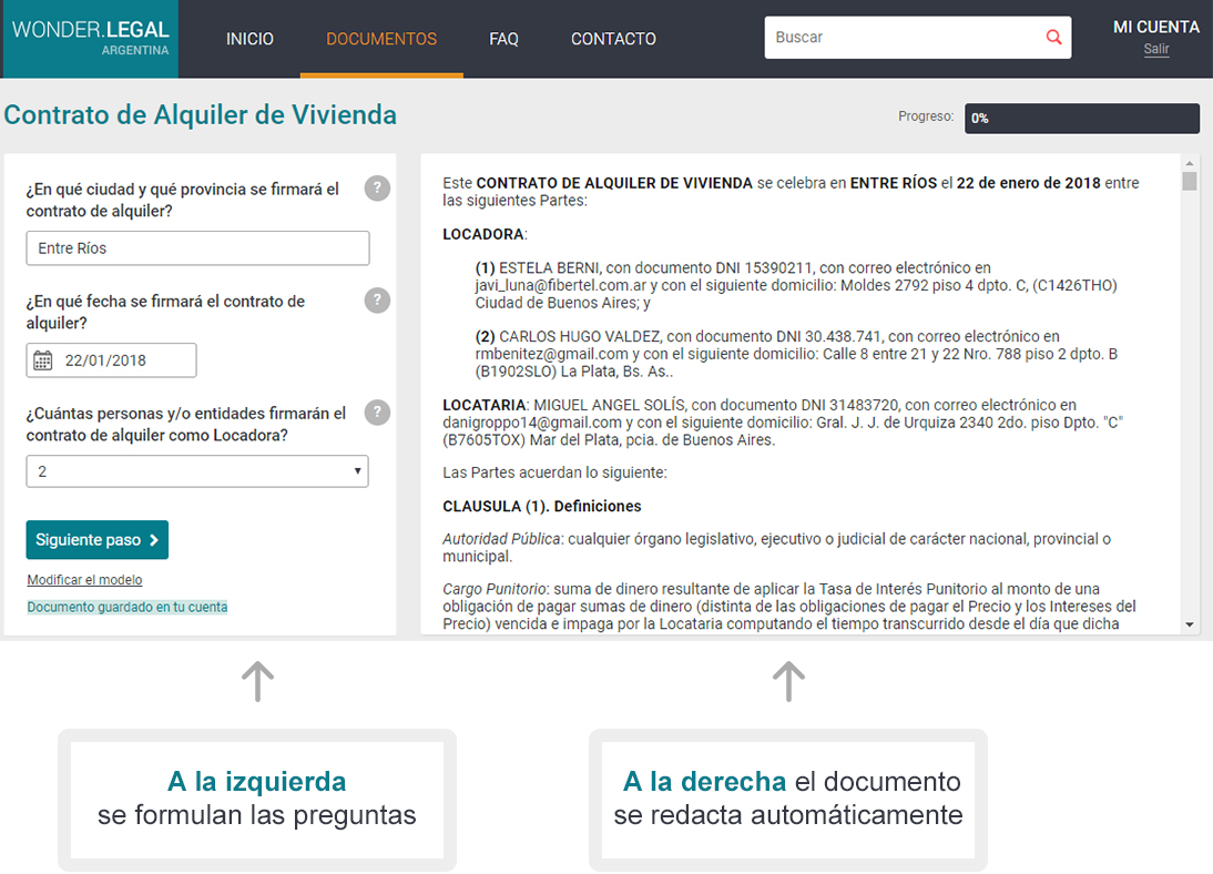 Wonder.Legal llega a Argentina Portinos